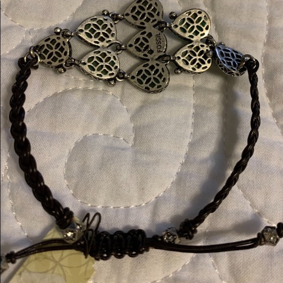 Fossil Adjustable Turqoise Bracelet NWTs - Picture 3 of 5